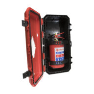 4.5kg Fire Extinguisher Heavy Duty Plastic Cabinet Combo